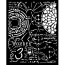 Stamperia Master of Magic Thick Stencil 20x25cm Gothic...