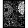 Stamperia Master of Magic Thick Stencil 20x25cm Gothic Texture