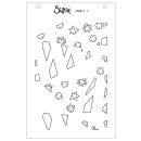 Sizzix Layered Stencils by Stacey Park Fragmented Floral #2 (4pcs)