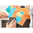 Sizzix Layered Stencils by Stacey Park Textures From Afar #2 (4pcs)