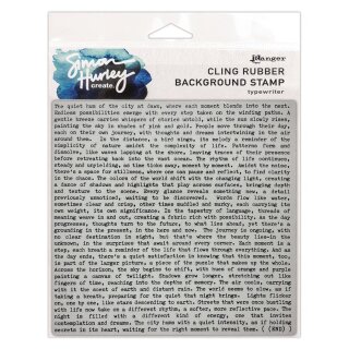 Simon Hurley create. Background Stamp 6x6 Inch Typewriter