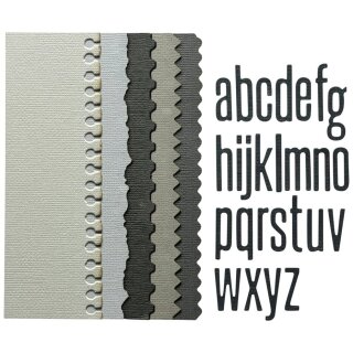 Sizzix Thinlits Die by Tim Holtz Vault Edges 31 Stück