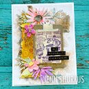 Sizzix 2D Texture Fades w/ Thinlits Die by Tim Holtz Vault Side-Order Floristry (1+11pcs)