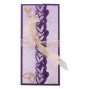 Stanzschablone Herzen und Grün