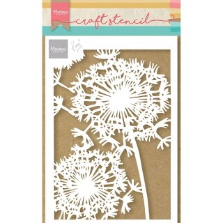 Schablone 21 x 15cm Pusteblumen