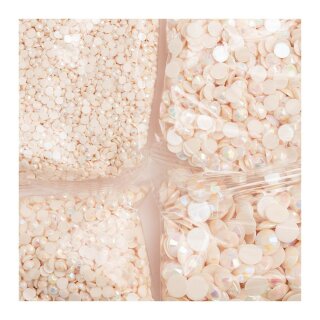 Acrylic Gems, Schmucksteine 56,7g in Lachs-White