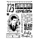Sizzix Studio Stamps & Stencils Set Strength in Numbers