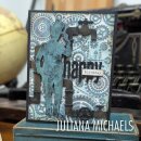 Sizzix Multi Level Textured Impressions Embossing Folder - Vault Gears By Tim Holtz