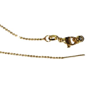 Metallcollier mit Schiebeverschluss 45cm goldfarben