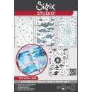 Sizzix Studio Stamps Set 27PK W/3PK Stencils - Dreamscape...