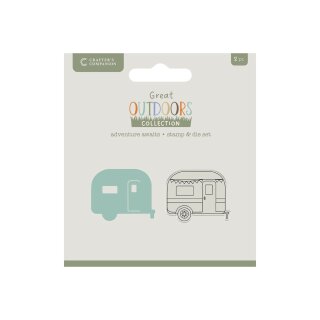The Great Outdoors Stamp & Die Set Adventure Awaits