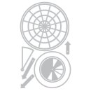 Sizzix Thinlits 9PK Die Set - Rainbow Wheels By Eileen Hull