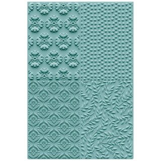 Sizzix 3-D Textured Impressions Embossing Folder - Posh Patterns By Catherine Pooler