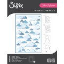 Sizzix Layered Stencils 3PK - Cloud