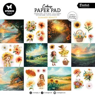 Summer Beauty 20x20cm Collage Paper Pad