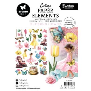 Mini Paper Pad 105x148mm, 35 Bogen Fluttering Flowers