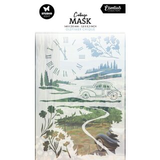 Schablone 14x21cm Oldtimer Chque