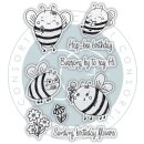 Amongst the Hedgerow A6 Clear Photopolymer Stamps Buzzing A6