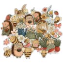 Papierstreuteile Amongst the Hedgerow Chipboard Ephemera