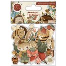 Papierstreuteile Amongst the Hedgerow Chipboard Ephemera