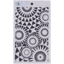 Schablone Stencil Mix Triple Layer Set #003