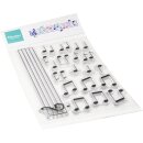 Clear Stamp Musiknoten Musik 82x117mm, 19 Teile