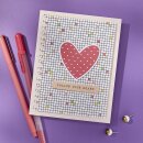 Spellbinders Take Note Press Plates Journal Grid Registration