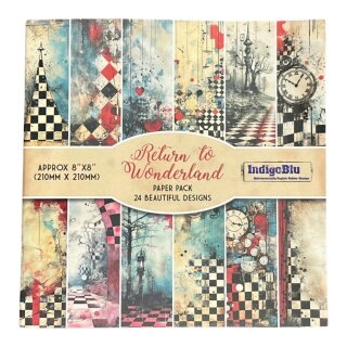 Indigo Blu Return to Wonderland 8x8 Inch Paper Book