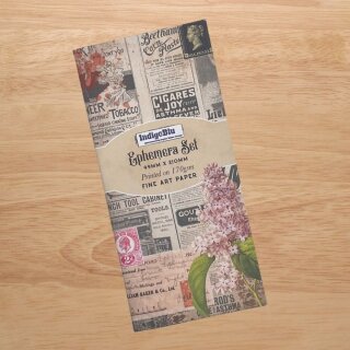 Indigo Blu Ephemera Set DL Paper Book
