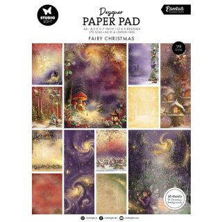Fairy Christmas A4 Christmas Designer Paper Pad