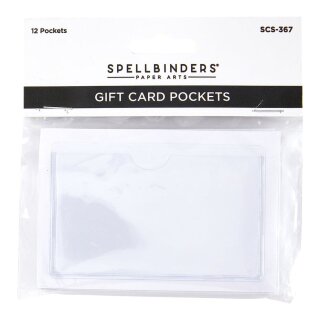 Spellbinders 12 Gift Card Pockets für Karten