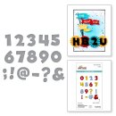 Spellbinders Say Cheese Classic Mouse Etched Dies Numbers...