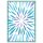 Sizzix 3-D Textured Impressions Embossing Folder W/A6 Stencil - Burst Of Bright By Stacey Park