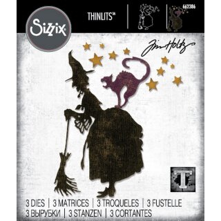Sizzix Die Set 3pcs Witchcraft by Tim Holtz