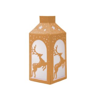 Bausatz Papierlaterne Rentier 10 Stück