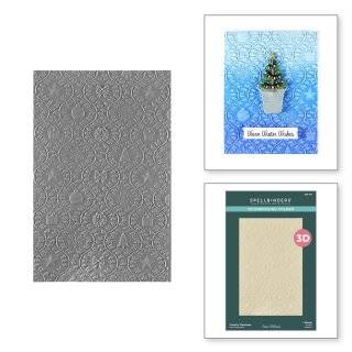 Spellbinders Country Christmas 3D Embossing Folder
