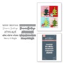 Spellbinders Wonderland Plate & Die Set Merry Messages