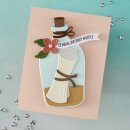 Spellbinders Summer By The Shore Etched Dies Message in a Bottle