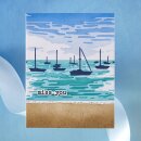 Spellbinders Seaside Blooms Stencils Color Layering Harbor (SA306)
