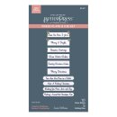 Spellbinders Country Christmas Press Plate & Die Banner & Sentiments