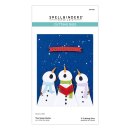 Spellbinders Wonderland Etched Dies  The Snow Notes