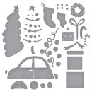 Spellbinders Wonderland Etched Dies Yuletide Ride