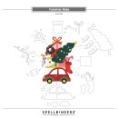 Spellbinders Wonderland Etched Dies Yuletide Ride