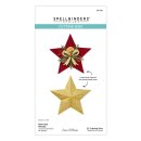 Spellbinders Country Christmas Etched Dies Barn Star Wreath
