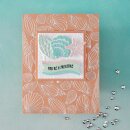 Spellbinders Summer By The Shore  BetterPress + Foil Plate Scattered Shells
