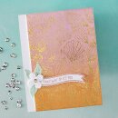 Spellbinders Summer By The Shore  BetterPress + Foil Plate Scattered Shells