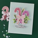 Spellbinders Candy Cane Season Stamp & Cut Set Candy Cane Swag