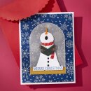 Spellbinders Wonderland BetterPress Plate Snowfall Shimmer