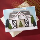 Spellbinders Country Christmas Etched Dies Country Christmas Barn