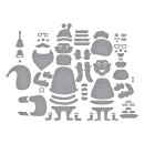 Spellbinders North Pole Friends Etched Dies The Clauses